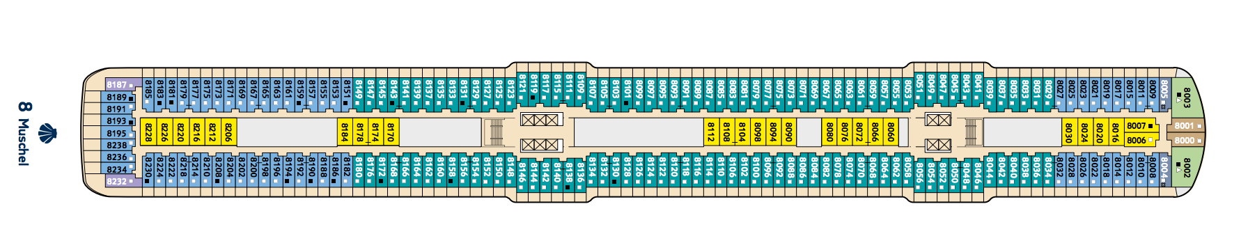 TUI Cruises Mein Schiff 6 Deck Plans Deck 8 Shell.png